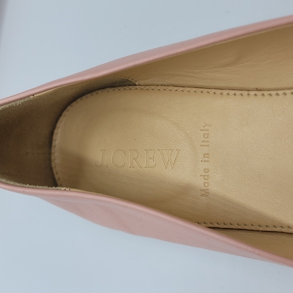 J Crew Pink, Black, and Gold Ballet Flats 7.5 leather - Picture 5 of 8